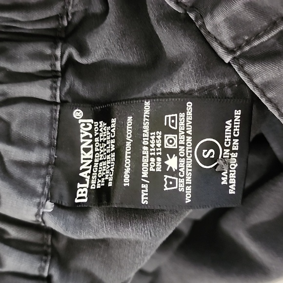 BLANKNYC Washed Black Boiler Romper Size Small - Picture 13 of 14